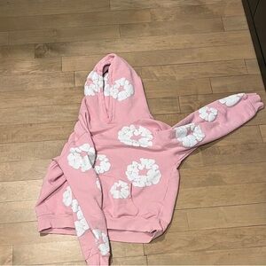 Pink Floral Denim Tears Sweater